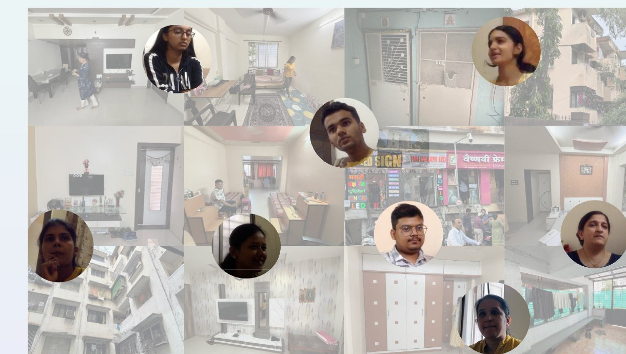 A collage from research sessions exploring how people pick what to watch