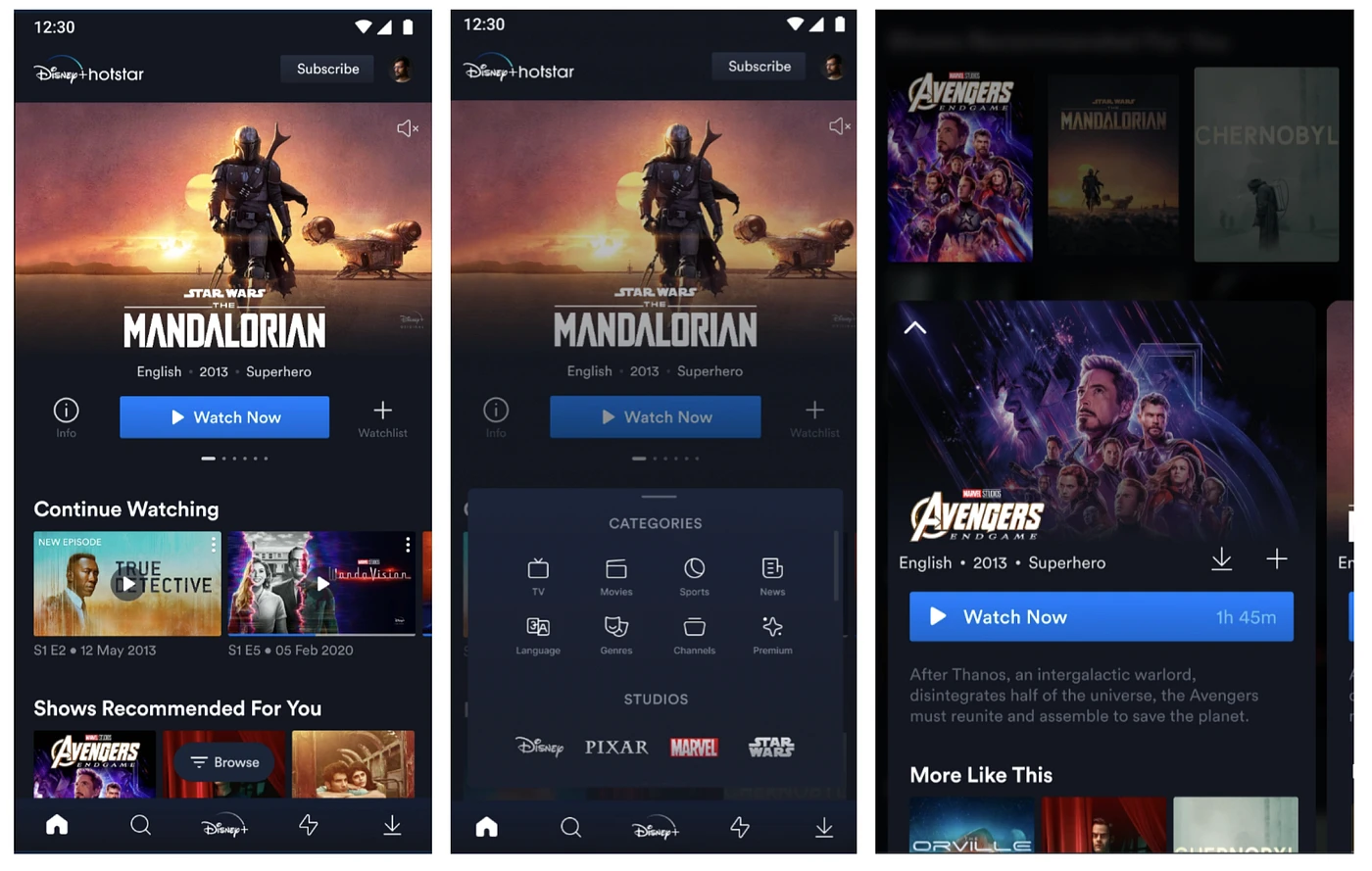 A presentation of the future Hotstar experience